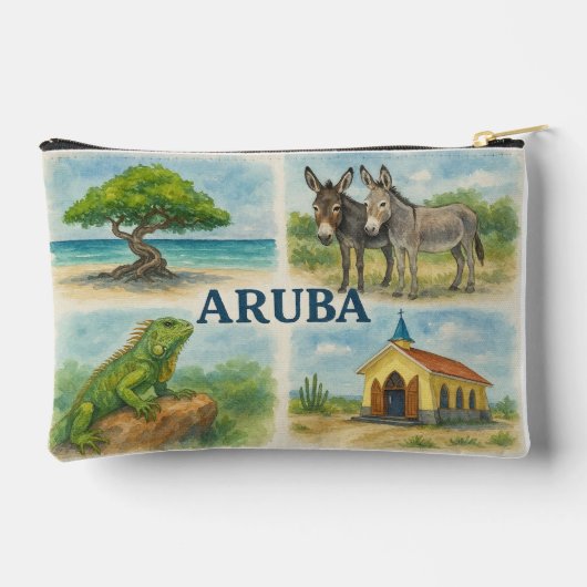 Aruba multiview waterverf etui (Achterkant)