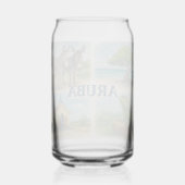 Aruba multiweergave waterverf blikvorm glas (Voorkant)