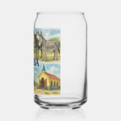 Aruba multiweergave waterverf blikvorm glas (Rechts)
