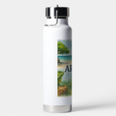 Aruba multiweergave waterverf waterfles (Rechts)