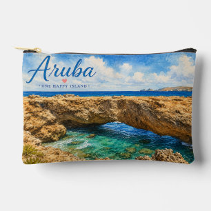 Aruba Natuurlijke Brug rotsformatie Caribisch gebi Etui