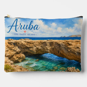 Aruba Natuurlijke Brug rotsformatie Caribisch gebi Etui