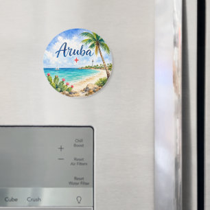 Aruba Nederlands Caribisch Eiland reis souvenir  Magneet
