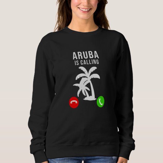 Aruba noemt Vacation Souvenir Holiday Aruba Trui (Voorkant)