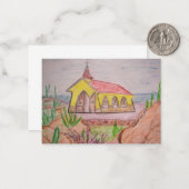 Aruba Notitiekaartje (Voorkant / Achterkant in situ)