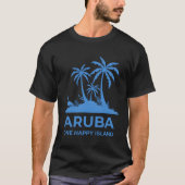 Aruba One Happy Island T-shirt (Voorkant)