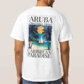 Aruba One Happy Island  T-shirt (Achterkant)