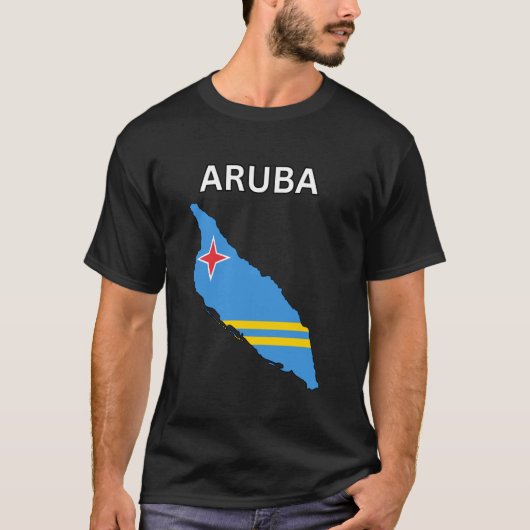 Aruba Ontwerp T-shirt (Voorkant)