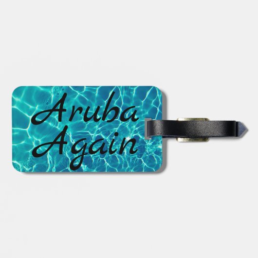 Aruba opnieuw bagagelabel (Achterkant horizontaal)