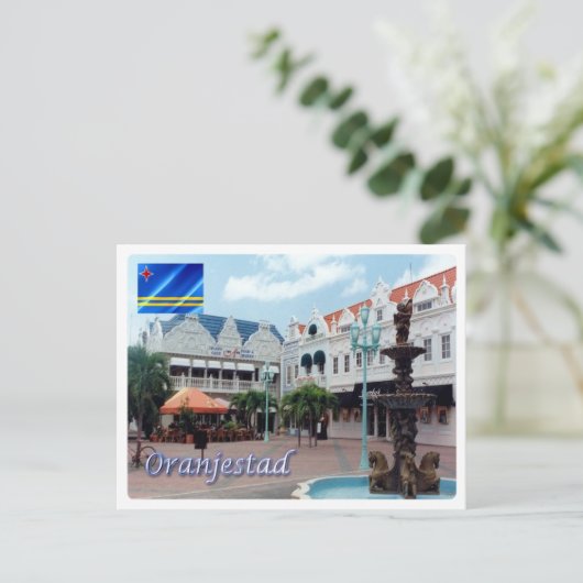 Aruba - Oranjestad - Briefkaart (Staand voorkant)
