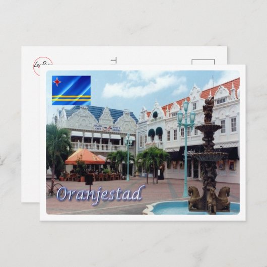 Aruba - Oranjestad - Briefkaart (Voorkant / Achterkant)
