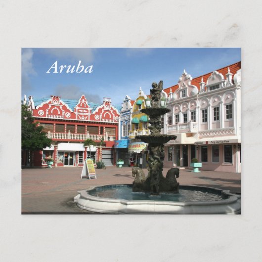 Aruba, Oranjestad Briefkaart (Voorkant)