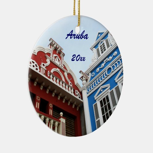 Aruba, ornament Oranjestad (Rechts)