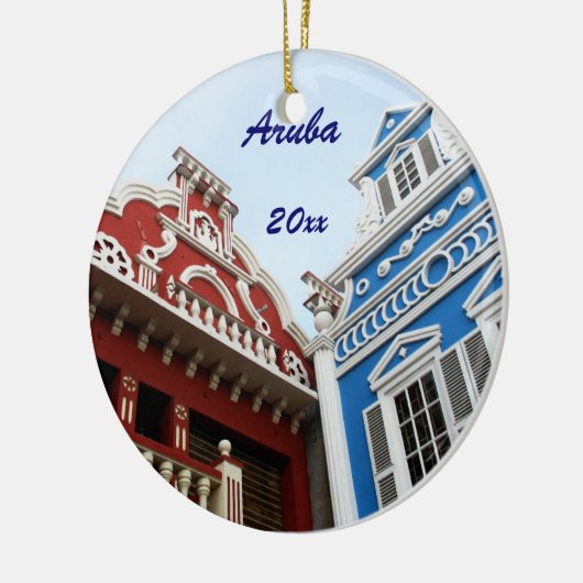 Aruba, ornament Oranjestad (Links)