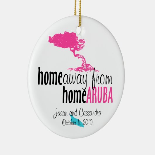 Aruba Ornament - thuis weg van huis (Rechts)