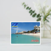 Aruba - Palm Beach - Briefkaart (Staand voorkant)