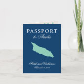 Aruba Paspoort Huwelijk met Divi Divi Boom (Voorkant)