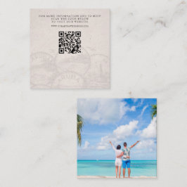 Aruba Passport Wedding QR Informatiekaartje
