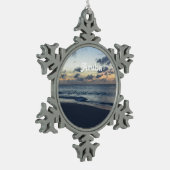 Aruba Perfection Tin Sneeuwvlok Ornament (Links)