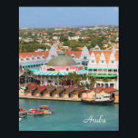 Aruba, Photography Poster<br><div class="desc">High definition photography of a beautiful marina in Aruba.</div>