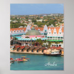 Aruba, Photography Poster<br><div class="desc">High definition photography of a beautiful marina in Aruba.</div>