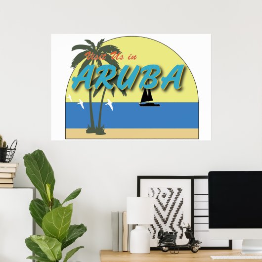 Aruba Poster (Thuiskantoor)