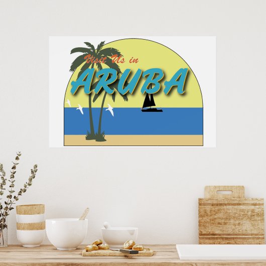 Aruba Poster (Keuken)