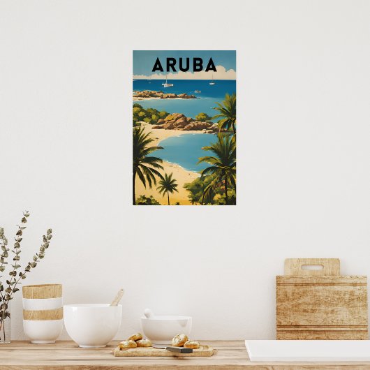 Aruba Poster (Keuken)