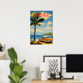 Aruba Reizen Poster (Thuiskantoor)