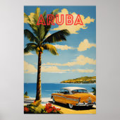 Aruba Reizen Poster (Voorkant)