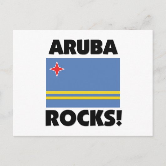 Aruba Rocks Briefkaart (Voorkant)