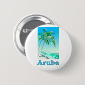 Aruba Ronde Button 5,7 Cm (Voorkant /achterkant)