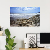 Aruba Rotsachtige Oceaan Poster (Thuiskantoor)