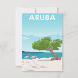 Aruba RSVP Kaartje