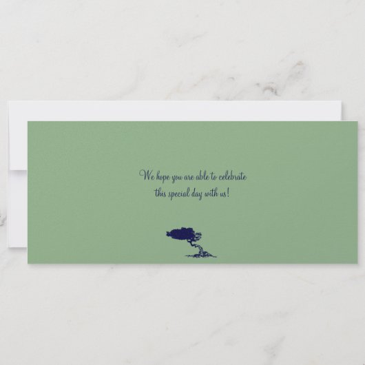 ARUBA Save the Date Boarding Pass (Achterkant)