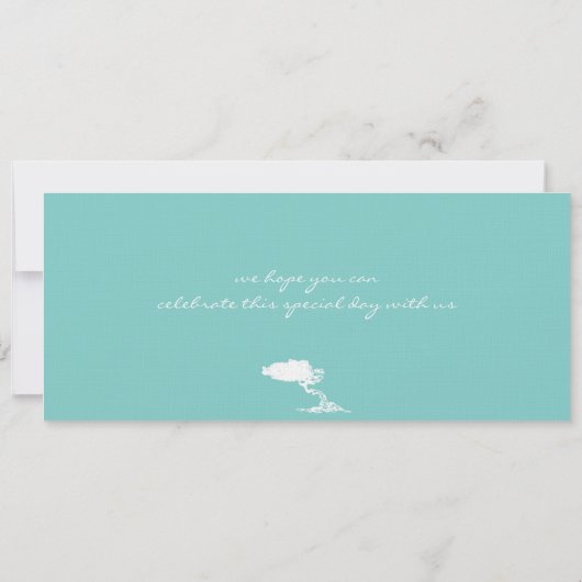 ARUBA Save the Date Boarding Pass (Achterkant)