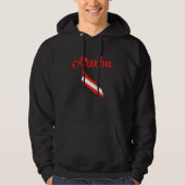 Aruba Scuba duikvlucht onder vlag Hoodie (Voorkant)