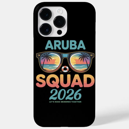 Aruba Selectie 2026 Retro Case-Mate iPhone Case (Achterkant)