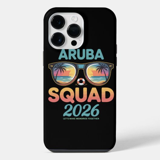 Aruba Selectie 2026 Retro iPhone Hoesje (Achterkant)