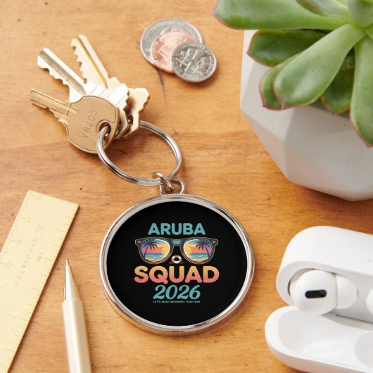 Aruba Selectie 2026 Retro Sleutelhanger (Bureau)