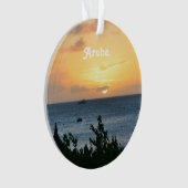 Aruba Setting Sun Ornament (voorkant)