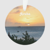 Aruba Setting Sun Ornament (voorkant)