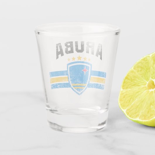 Aruba Shot Glas (Achterkant)