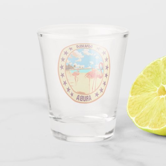 Aruba Shot Glas (Achterkant)