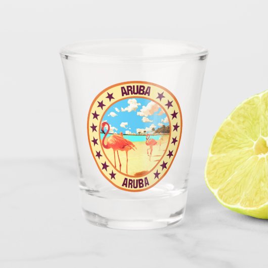 Aruba Shot Glas (Voorkant)