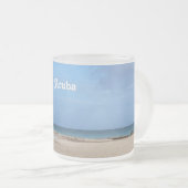 Aruba Solitude Matglas Koffiemok (Voorkant rechts)