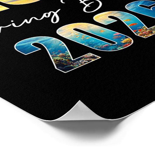 Aruba Spring Break 2026 Summer Vacation Beach  Poster (Hoek)