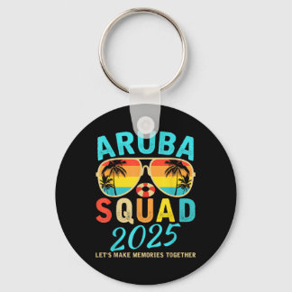 Aruba Squad 2025 Vakantie Vrienden Familie Matchin Sleutelhanger