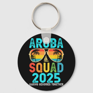 Aruba Squad 2025 Vakantie Vrienden Familie Matchin Sleutelhanger