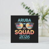 Aruba Squad 2026 Retro Menu (Staand voorkant)